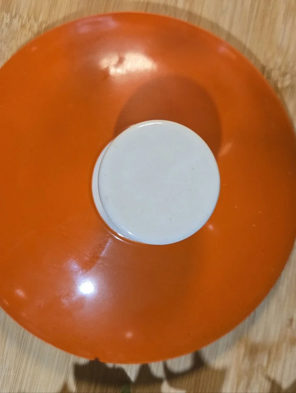 Royal Doulton Orange and White Covered Serving Bowl